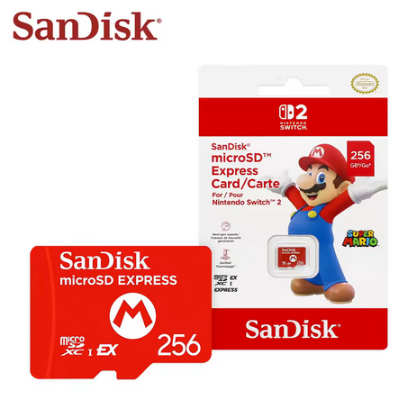 SanDisk Professional Nintendo Switch 2 microSD Express card 256GB